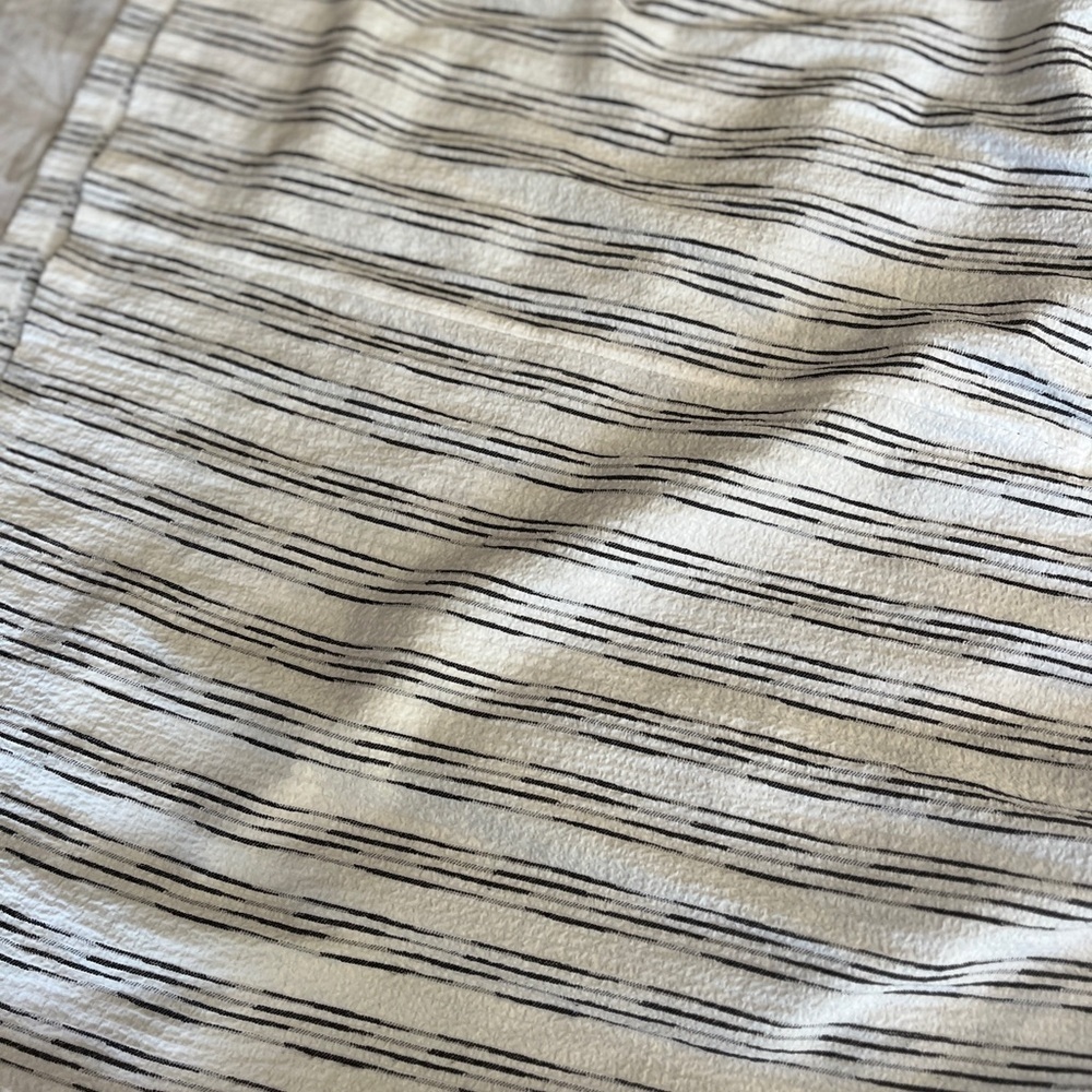 Calvin Klein Black Striped and White Sleeveless Sundress - Picture 4 of 14